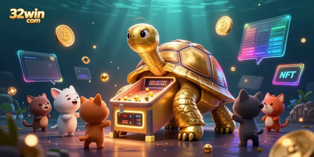 Engage with exciting gameplay at 32win com with animated characters and vibrant casino elements.